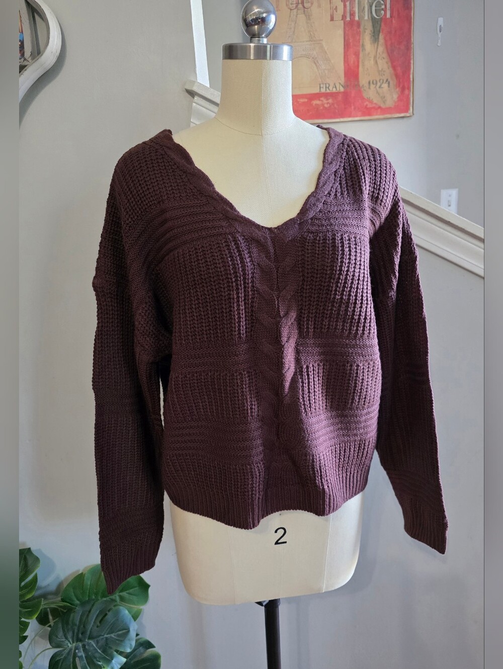 FCT Brown Knit Sweater XL NWT